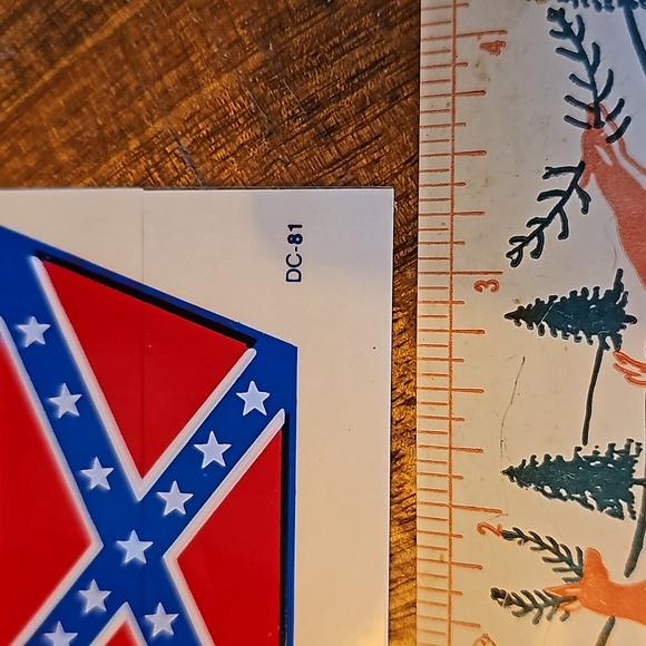 Vintage rebel flag dixie sticker - Picture 2 of 8